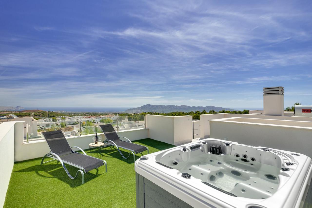 Villa Blanka, Amazing Villa With Hot Tube & Heated Pool In Polop, Alicante Extérieur photo